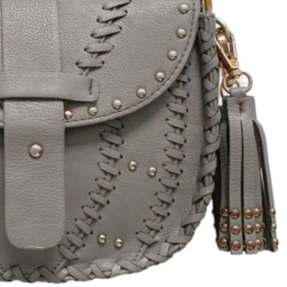 Under One Sky Studded Crossbody Bag - Gray - Picture 3 of 9